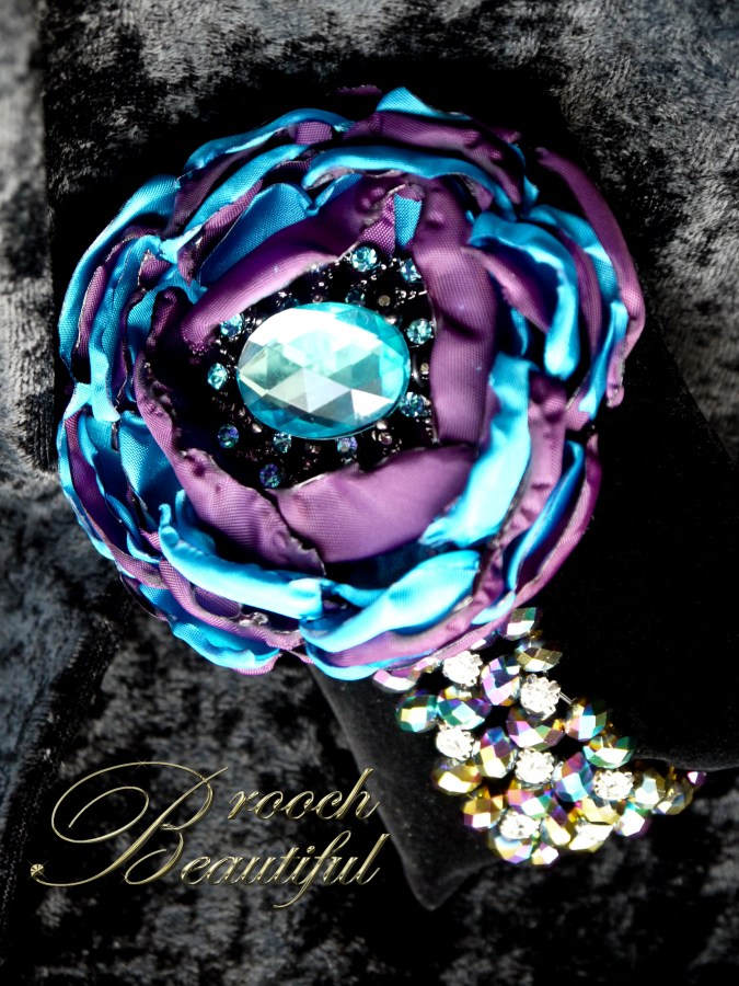 bling brooch broach vintage classic unique forever bridal #broochbeautiful antique teal purple wedding bridal shower prom sweet 16