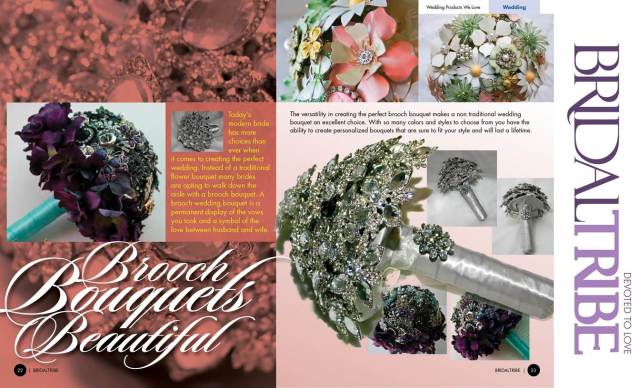 Brooch Beautiful inside Bridal Tribe Magazine
